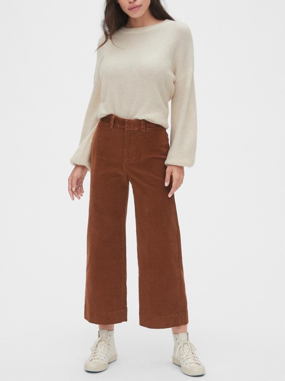 Gap Wide Leg Corduroy Pants size 8